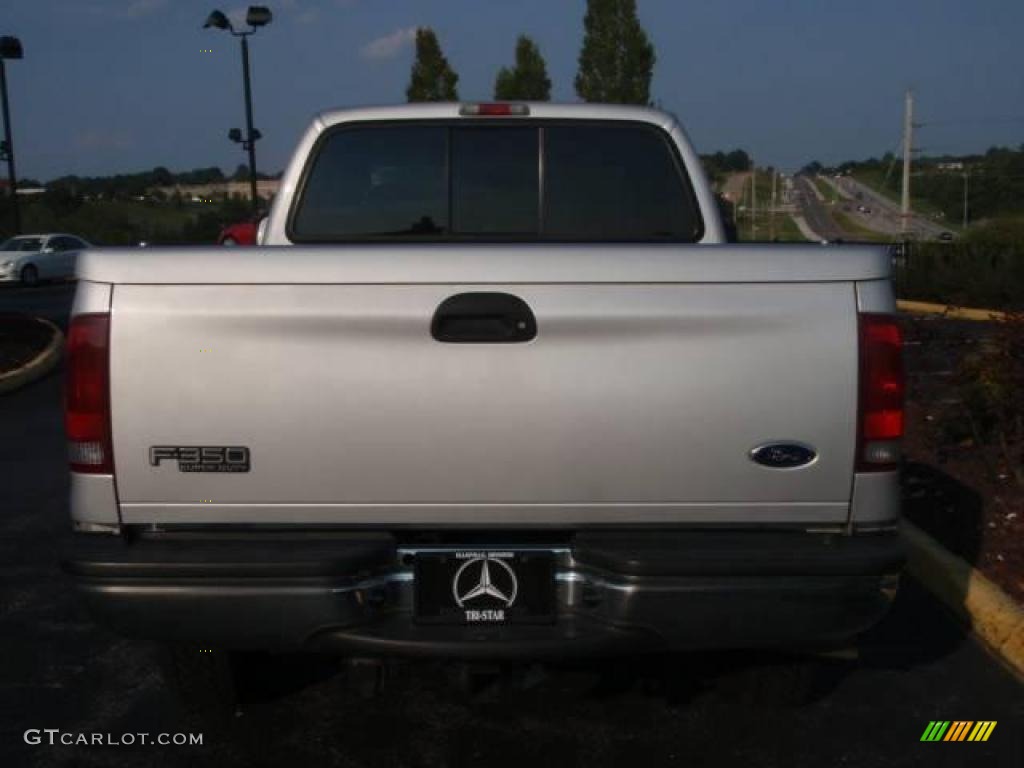 2003 F350 Super Duty XLT SuperCab 4x4 - Silver Metallic / Medium Flint photo #14