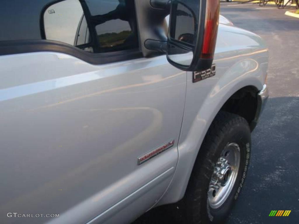 2003 F350 Super Duty XLT SuperCab 4x4 - Silver Metallic / Medium Flint photo #17