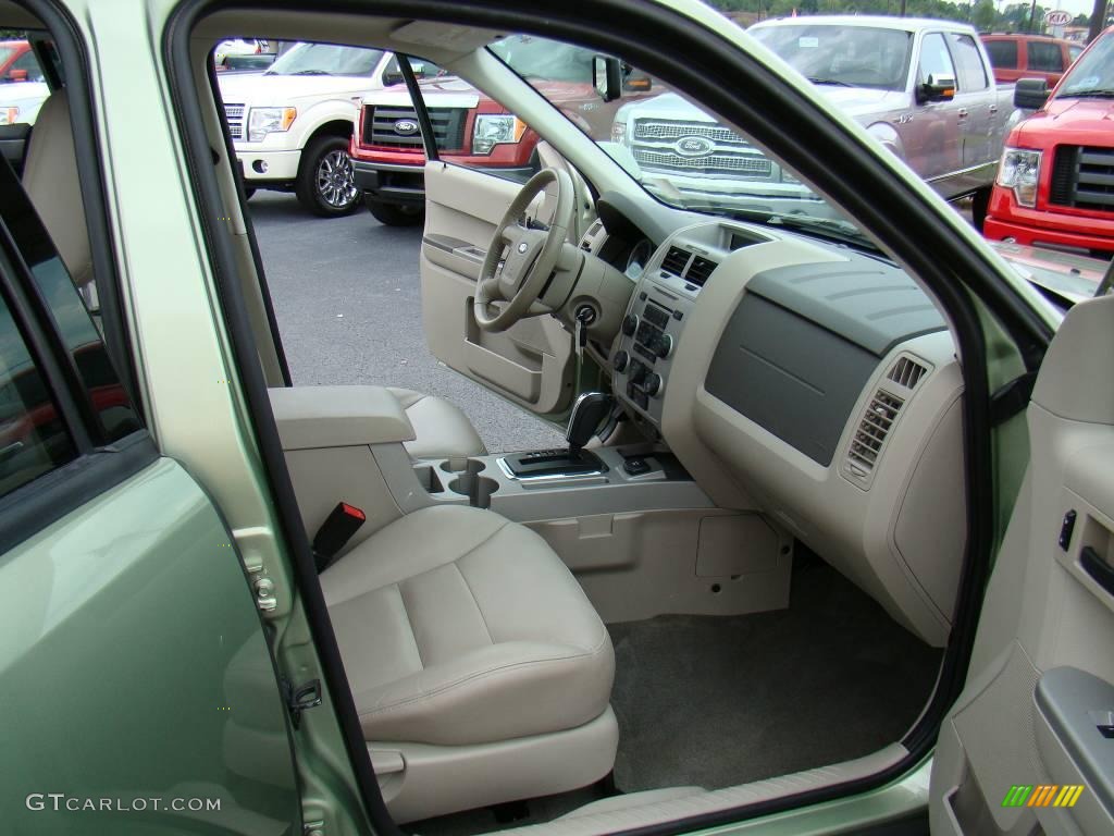 2008 Escape Hybrid 4WD - Kiwi Green Metallic / Stone photo #12