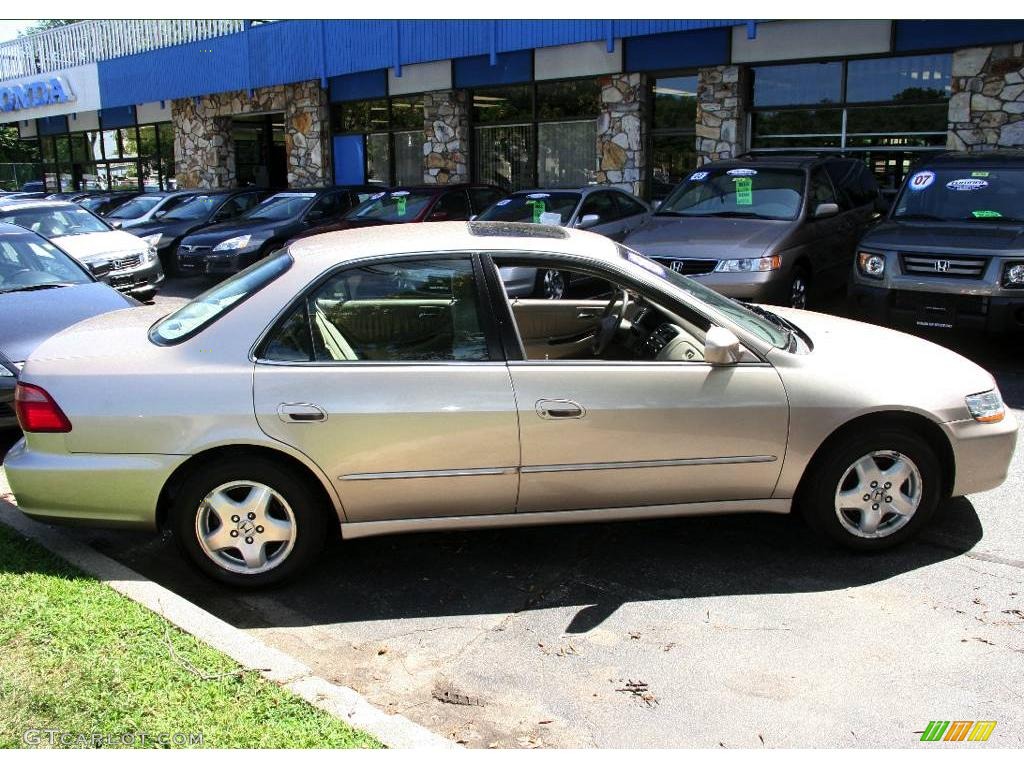 2000 Accord EX V6 Sedan - Naples Gold Metallic / Ivory photo #4