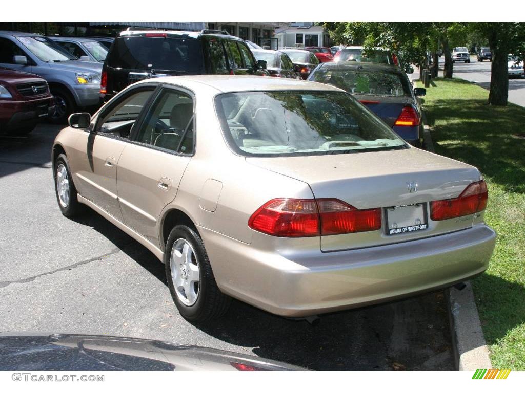 2000 Accord EX V6 Sedan - Naples Gold Metallic / Ivory photo #8