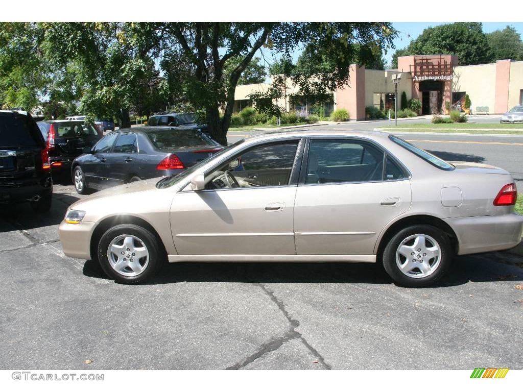 2000 Accord EX V6 Sedan - Naples Gold Metallic / Ivory photo #9