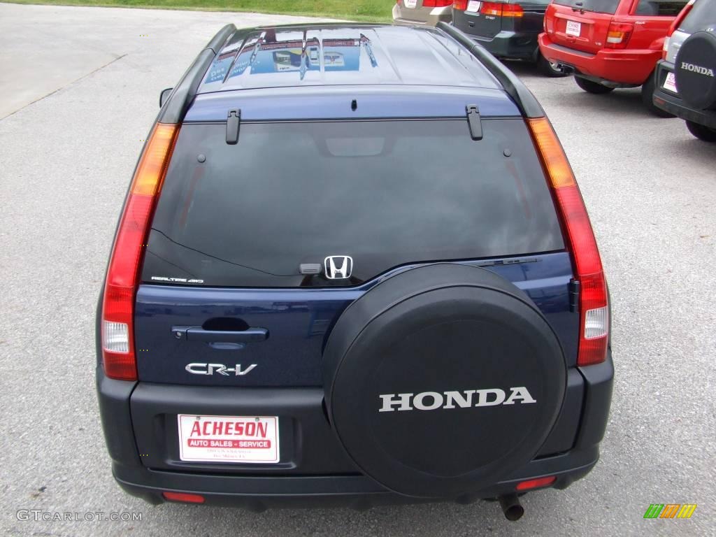 2004 CR-V EX 4WD - Eternal Blue Pearl / Black photo #5