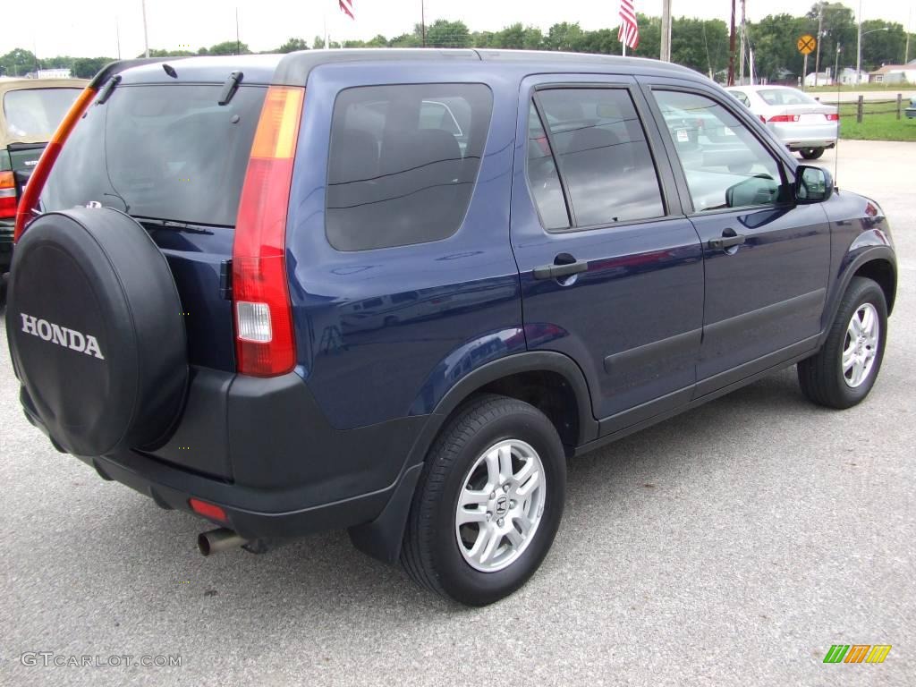 2004 CR-V EX 4WD - Eternal Blue Pearl / Black photo #6