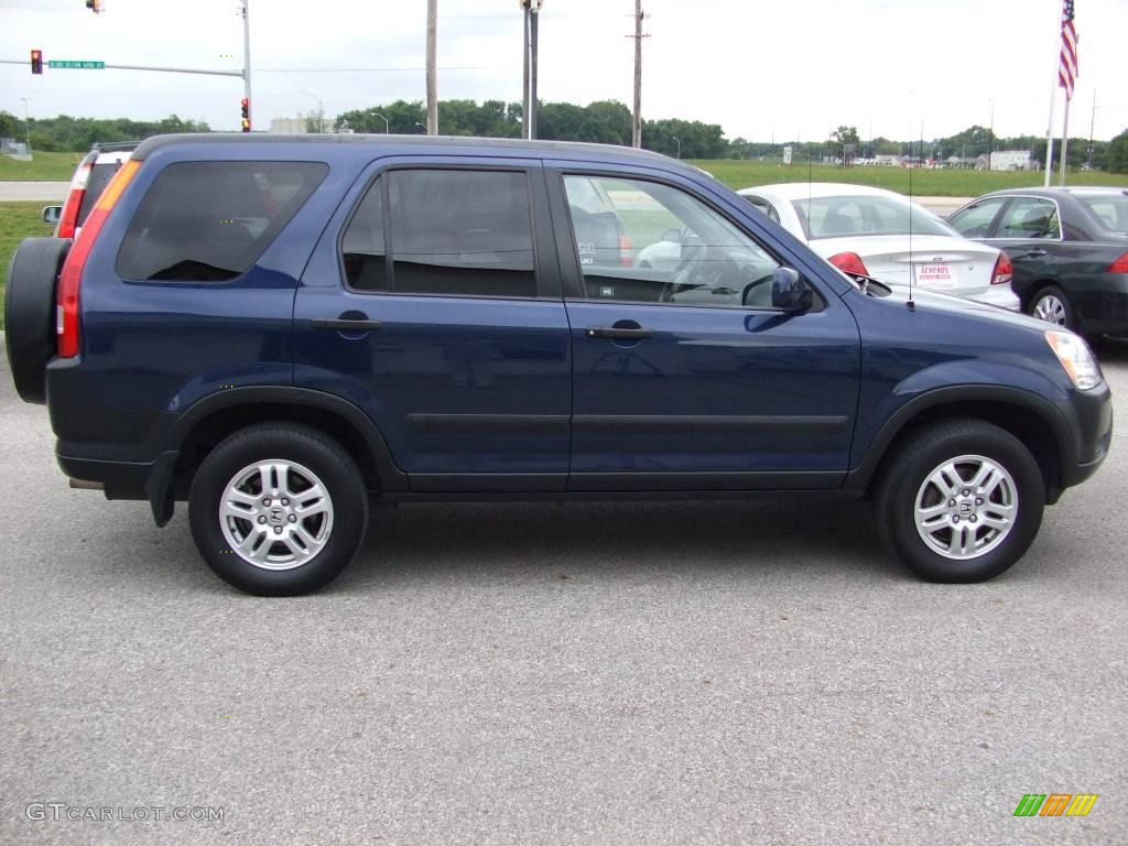 2004 CR-V EX 4WD - Eternal Blue Pearl / Black photo #7