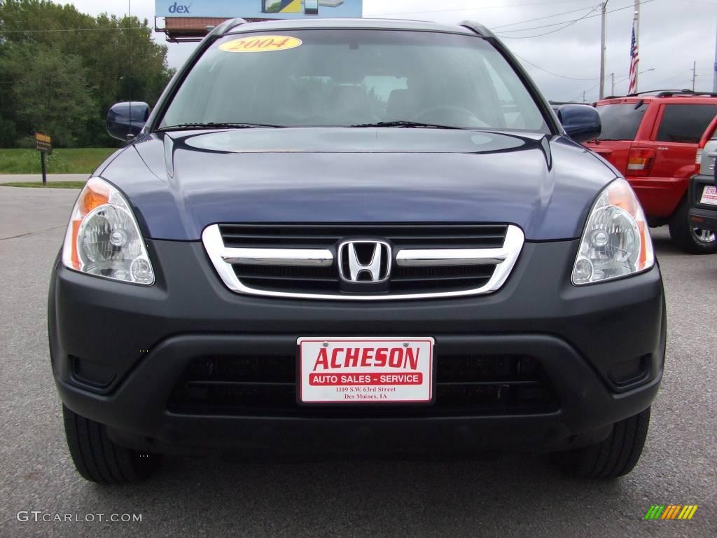 2004 CR-V EX 4WD - Eternal Blue Pearl / Black photo #9