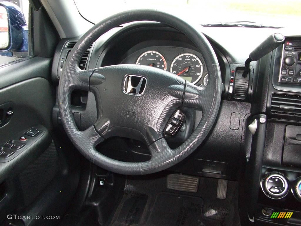 2004 CR-V EX 4WD - Eternal Blue Pearl / Black photo #42