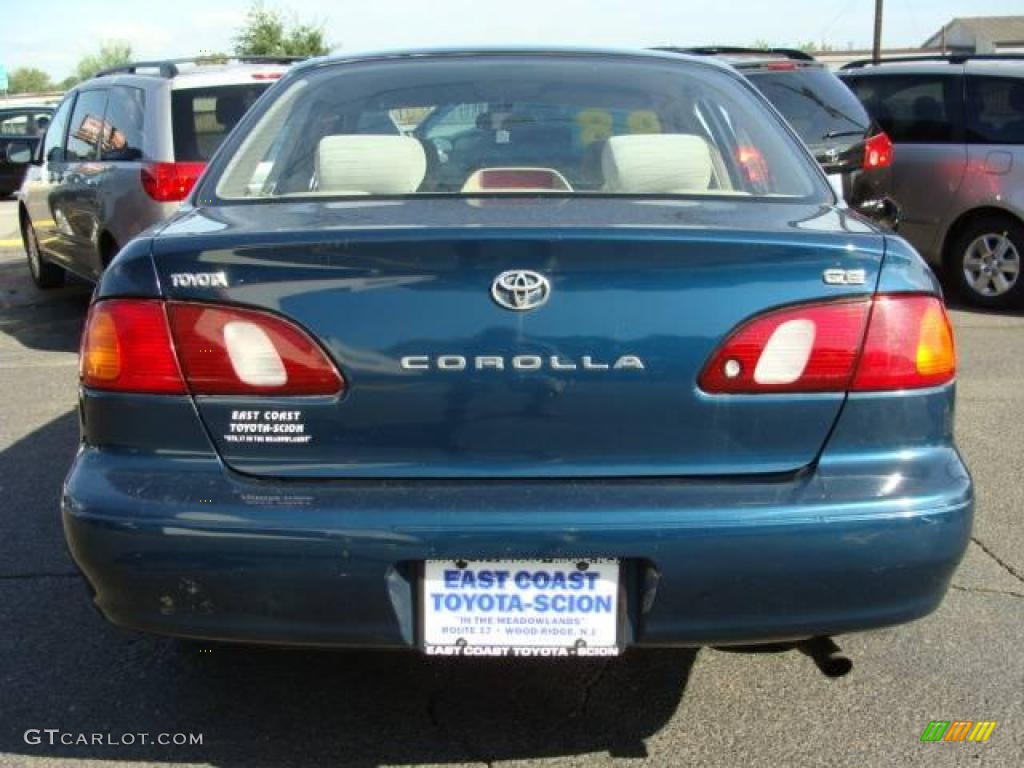 1998 Corolla CE - Dark Blue Pearl / Beige photo #4