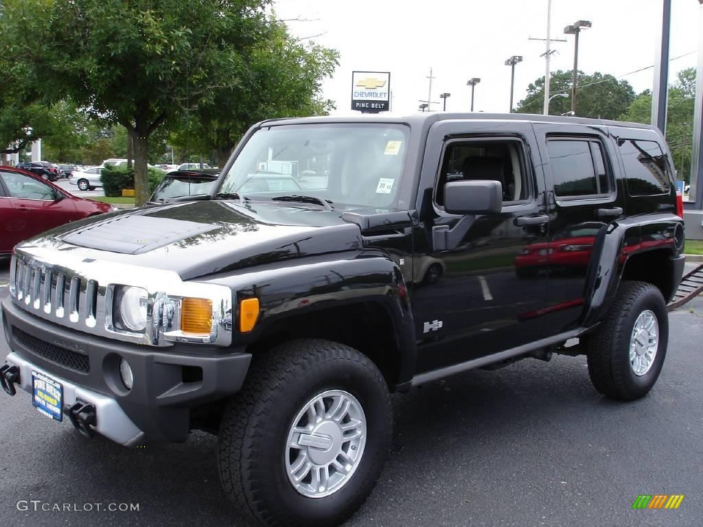 2009 H3  - Black / Ebony/Pewter photo #1