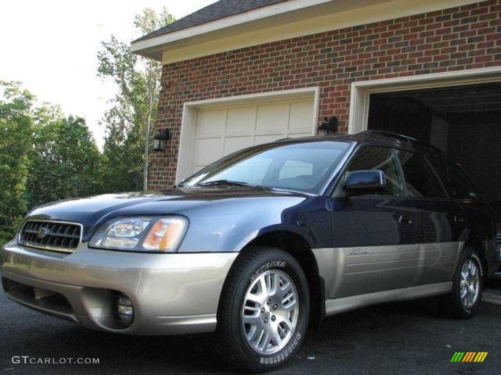 2004 Outback Limited Wagon - Mystic Blue Pearl / Gray/Black photo #1