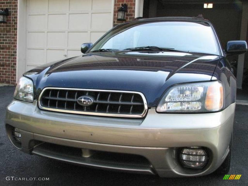 2004 Outback Limited Wagon - Mystic Blue Pearl / Gray/Black photo #11