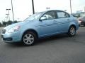 Ice Blue - Accent GLS Sedan Photo No. 2