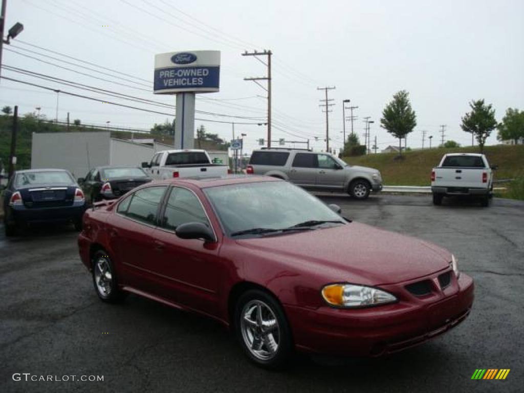 2004 Sport Red Metallic Pontiac Grand Am SE Sedan 16992085 Photo 14