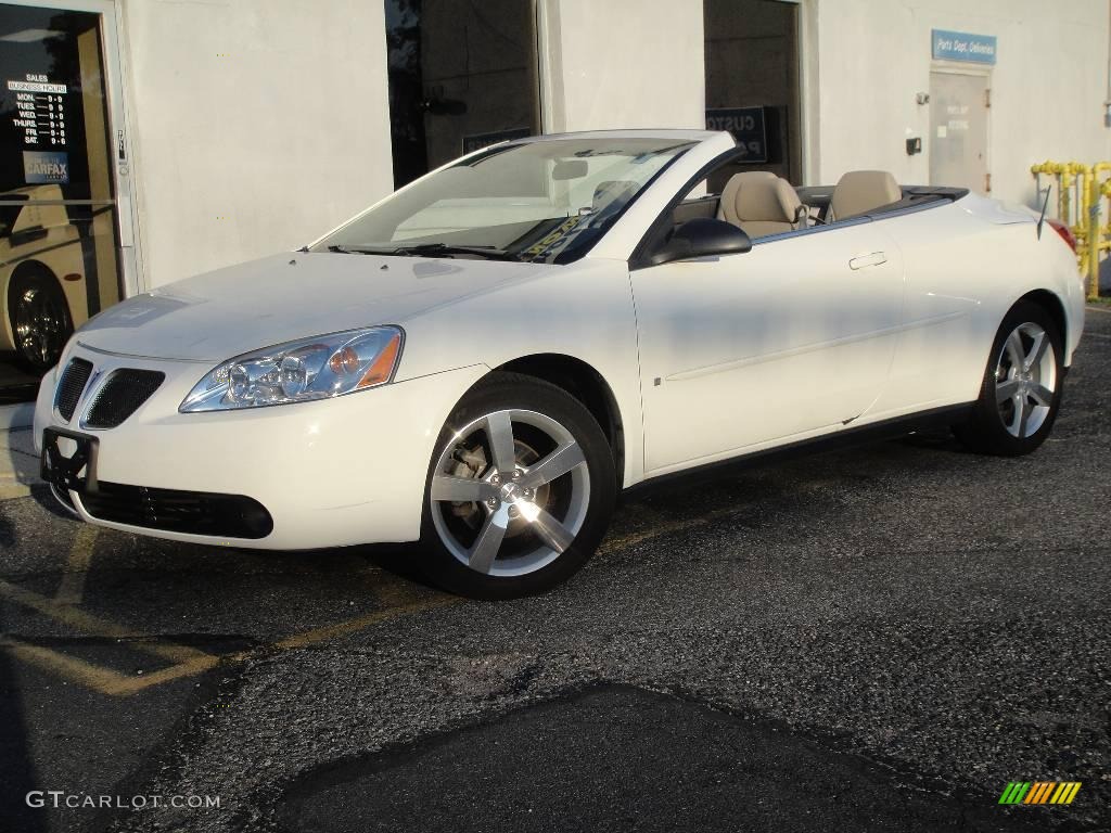 2006 G6 GT Convertible - Ivory White / Light Taupe photo #1