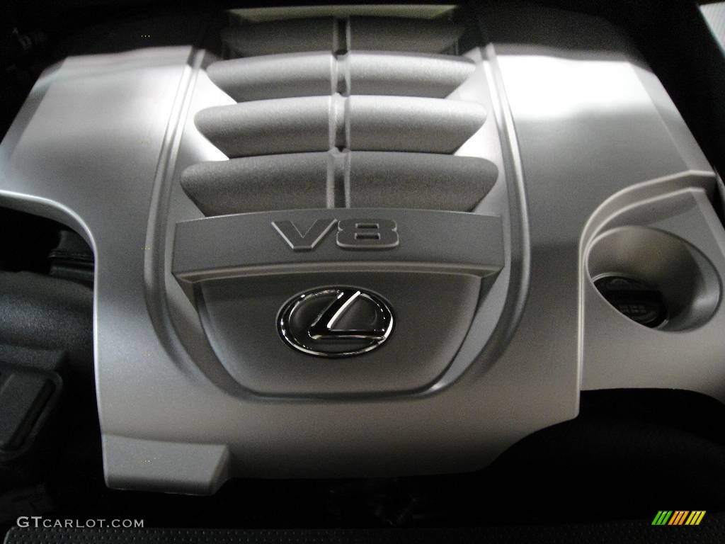 2008 LX 570 - Onyx Black / Dark Gray photo #7