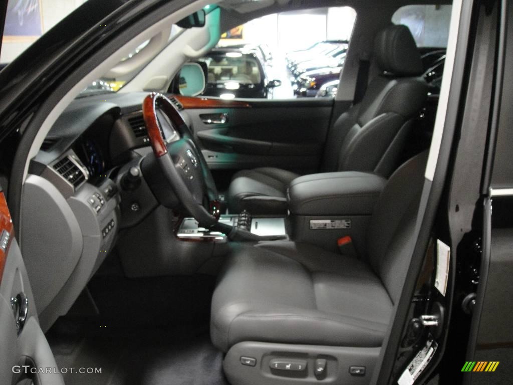 2008 LX 570 - Onyx Black / Dark Gray photo #11