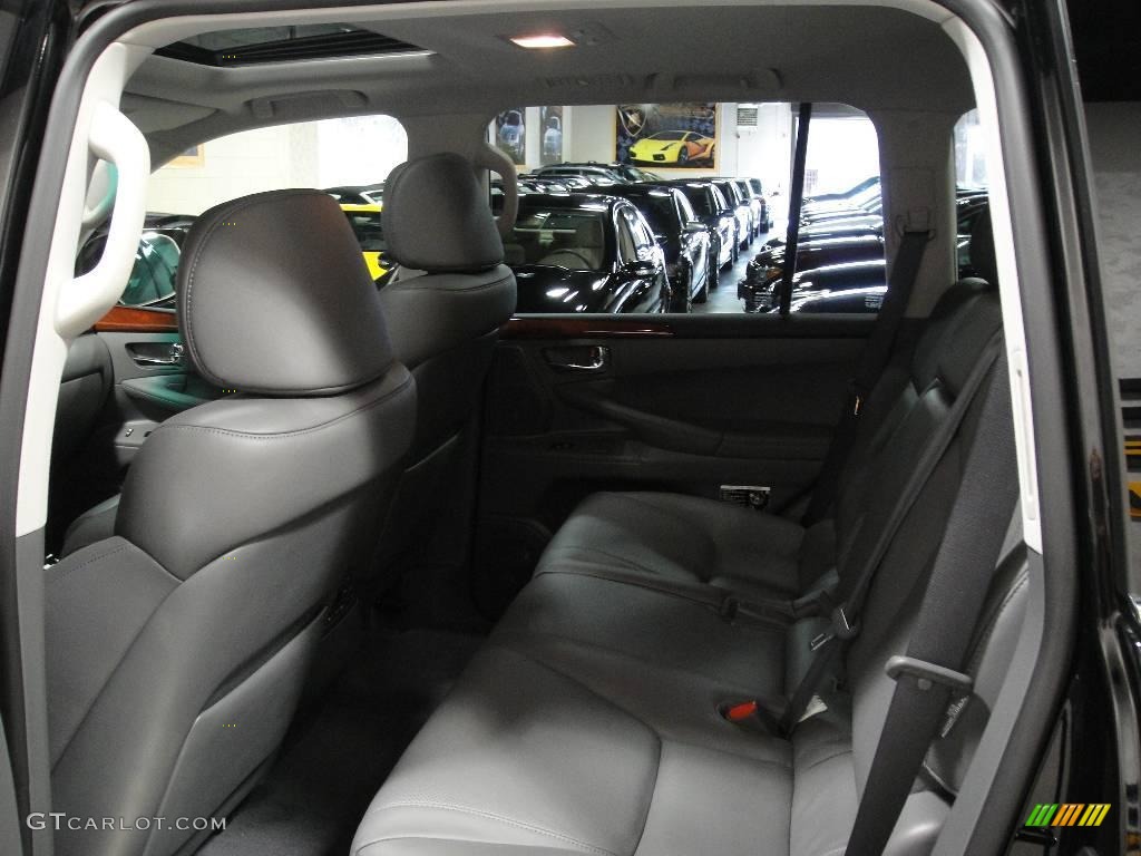 2008 LX 570 - Onyx Black / Dark Gray photo #12