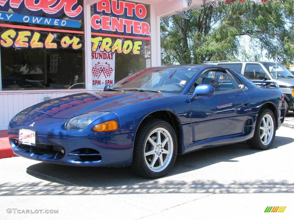 1995 3000GT Coupe - Danube Blue Pearl Metallic / Black photo #14
