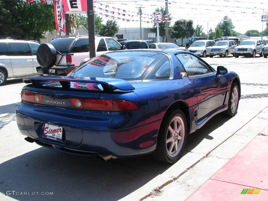 1995 3000GT Coupe - Danube Blue Pearl Metallic / Black photo #17