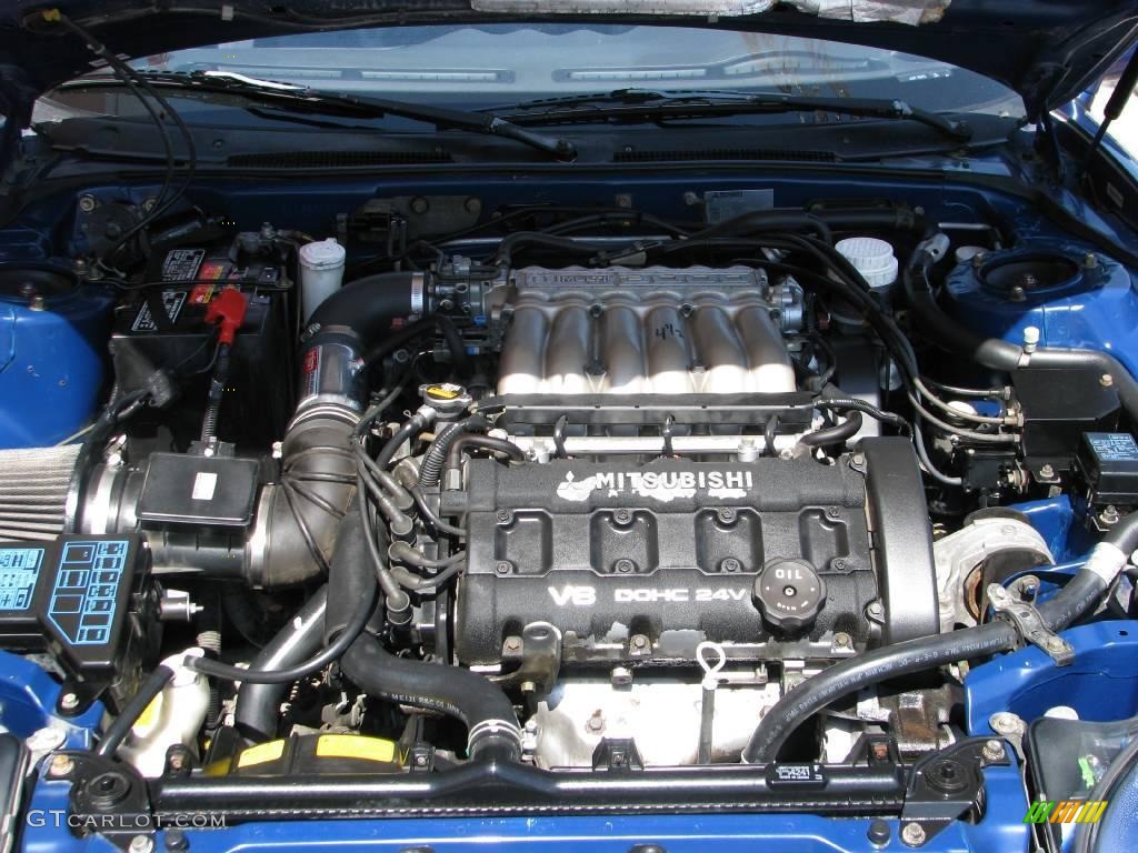 1995 3000GT Coupe - Danube Blue Pearl Metallic / Black photo #19