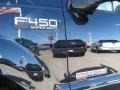Black - F450 Super Duty XLT Regular Cab 4x4 Chassis Stake Truck Photo No. 10