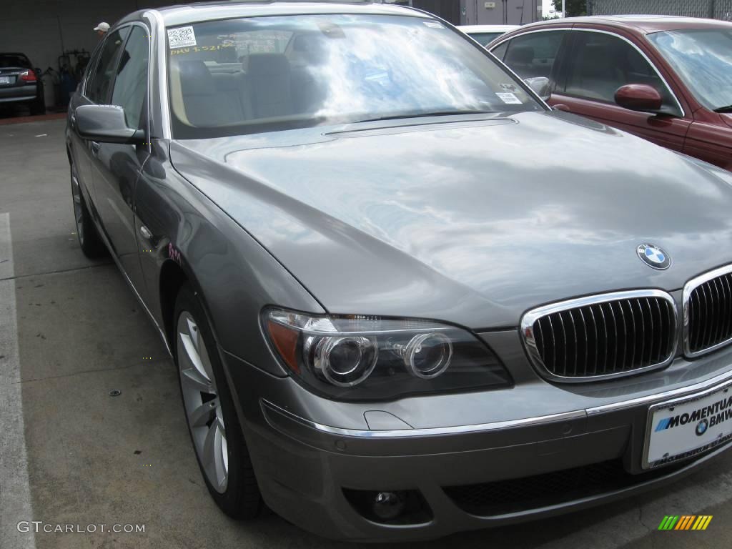 2007 7 Series 750Li Sedan - Sterling Grey Metallic / Beige photo #2