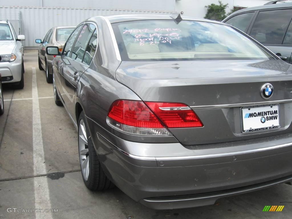 2007 7 Series 750Li Sedan - Sterling Grey Metallic / Beige photo #4