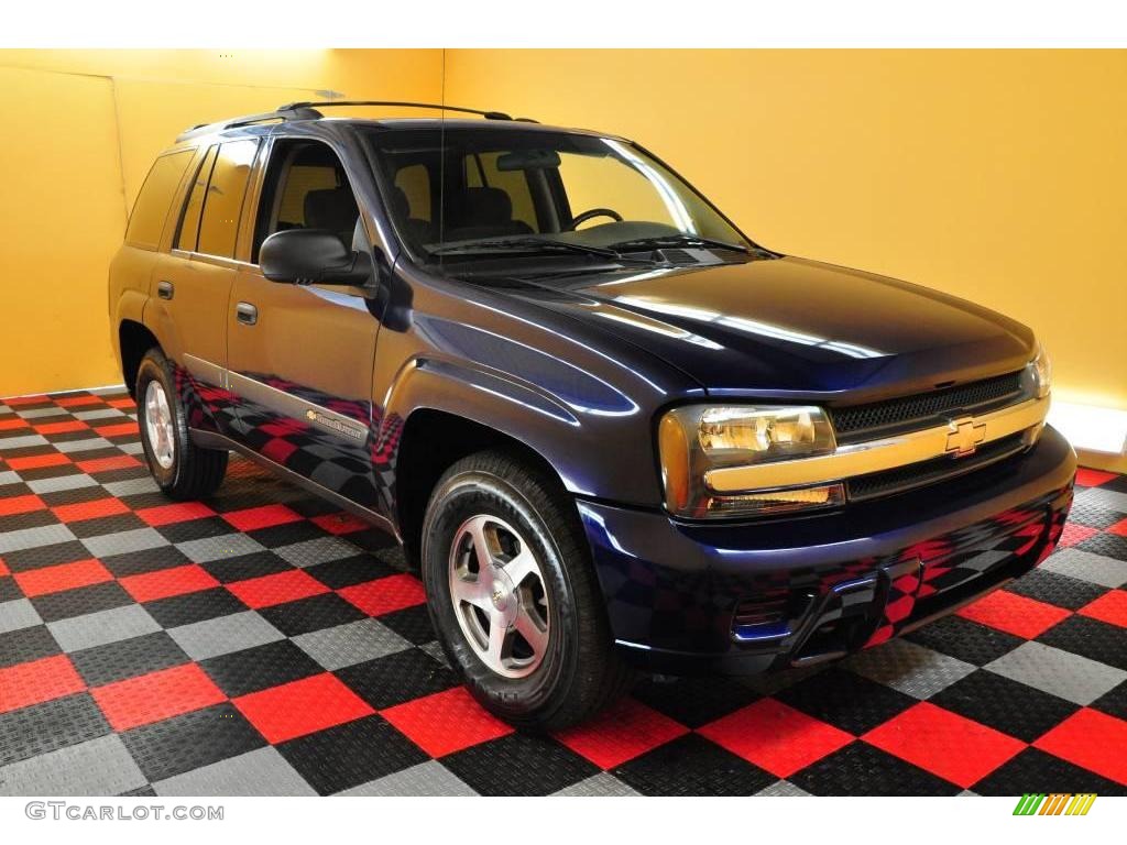 2003 TrailBlazer LS 4x4 - Indigo Blue Metallic / Medium Pewter photo #1