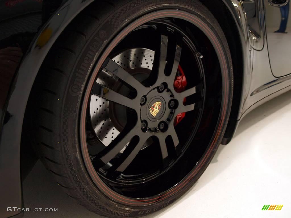 2008 Porsche 911 Turbo Cabriolet Custom Wheels Photo #17026785