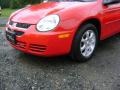 2005 Flame Red Dodge Neon SXT  photo #2