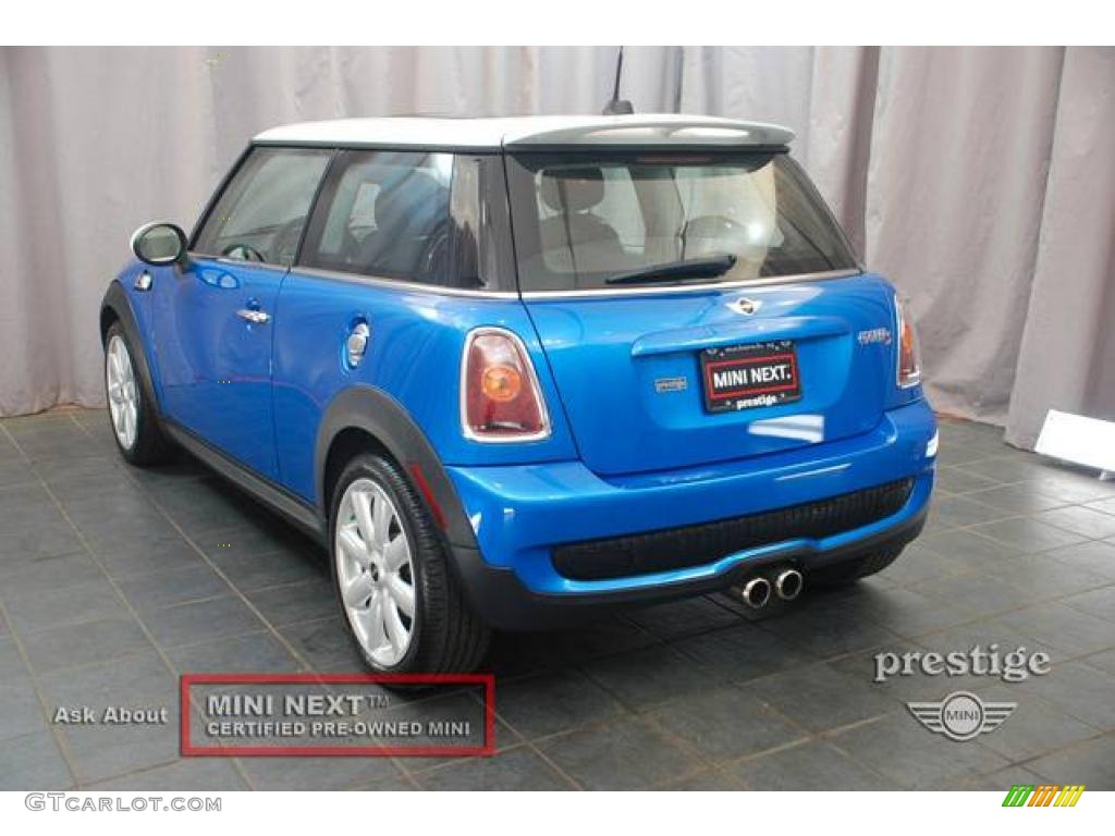 2007 Cooper S Hardtop - Laser Blue Metallic / Carbon Black/Black photo #3