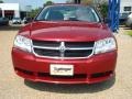 2008 Inferno Red Crystal Pearl Dodge Avenger SXT  photo #8