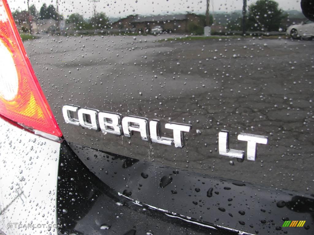 2009 Cobalt LT Sedan - Black / Gray photo #5