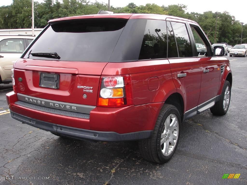 2006 Range Rover Sport HSE - Rimini Red Metallic / Alpaca Beige photo #4