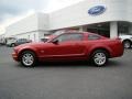 2009 Dark Candy Apple Red Ford Mustang V6 Coupe  photo #5