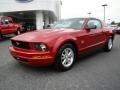 2009 Dark Candy Apple Red Ford Mustang V6 Coupe  photo #6