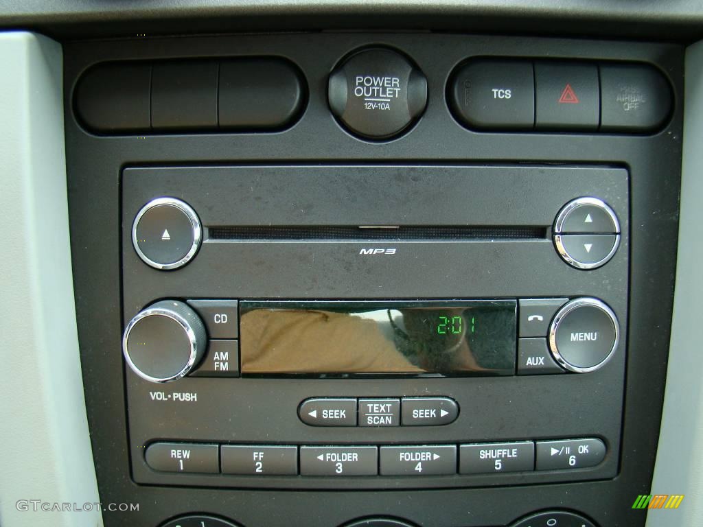 2009 Mustang V6 Coupe - Dark Candy Apple Red / Light Graphite photo #16
