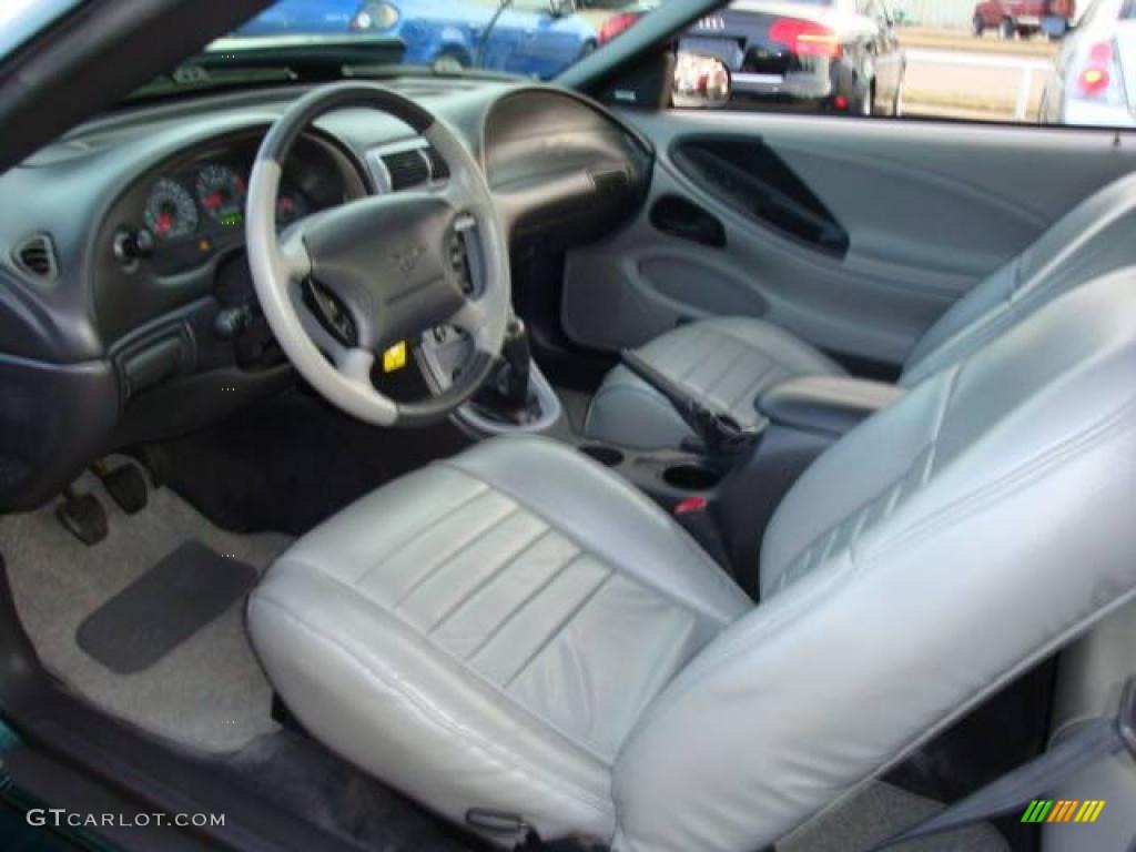 2003 Mustang GT Coupe - Tropic Green Metallic / Medium Graphite photo #7