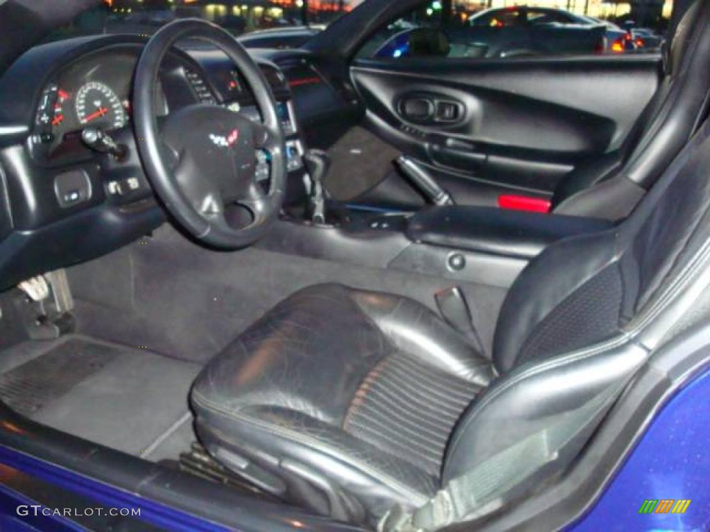 2004 Corvette Z06 - LeMans Blue Metallic / Black photo #7