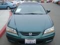 2002 Noble Green Pearl Honda Accord EX V6 Coupe  photo #2