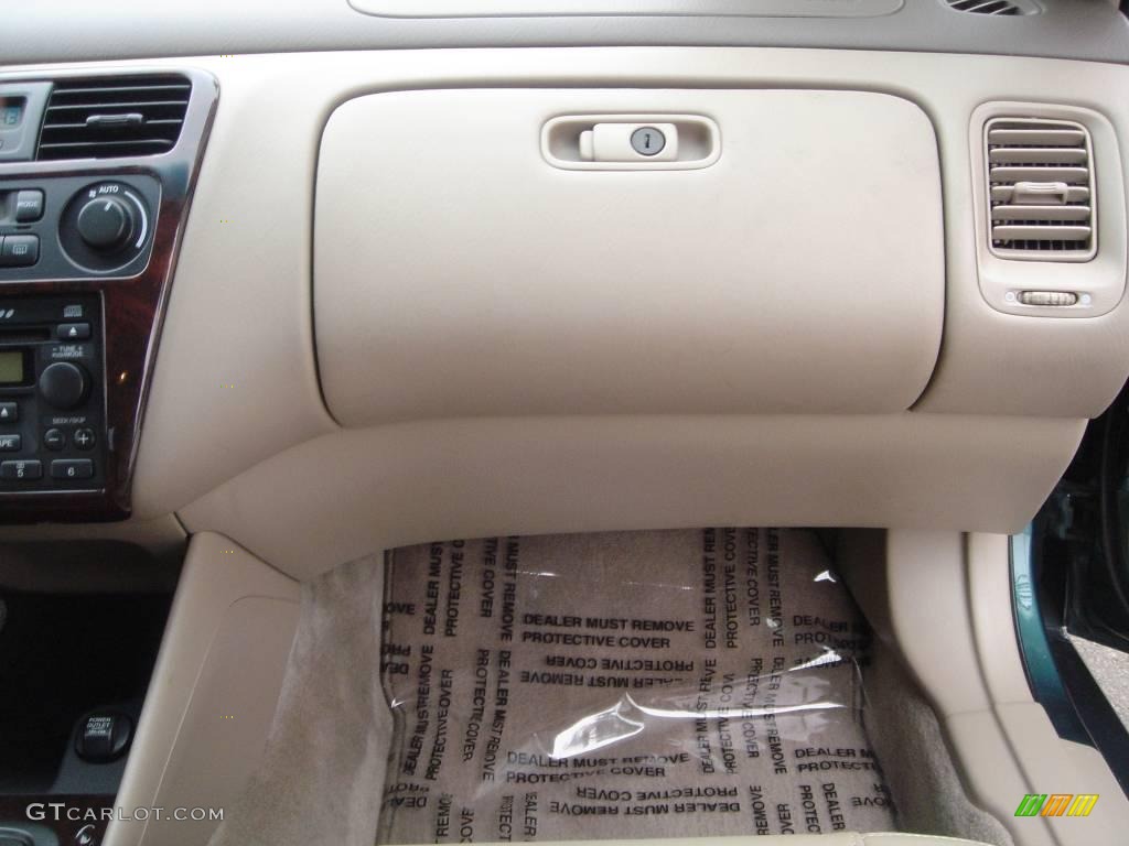 2002 Accord EX V6 Coupe - Noble Green Pearl / Ivory photo #8