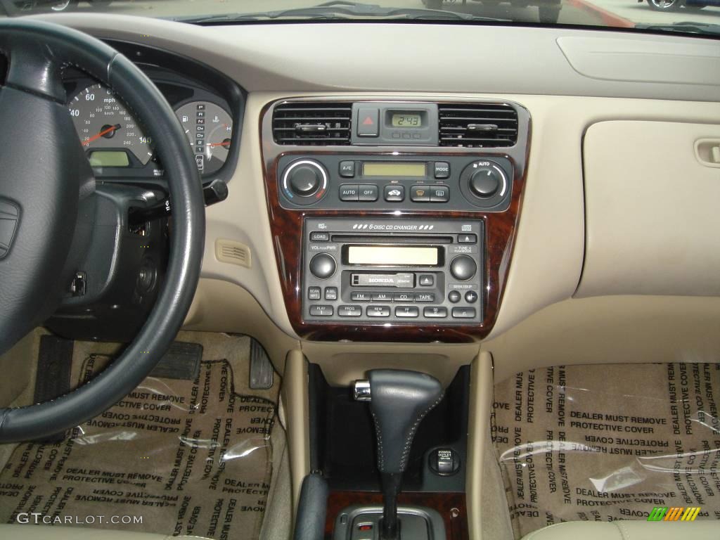2002 Accord EX V6 Coupe - Noble Green Pearl / Ivory photo #9