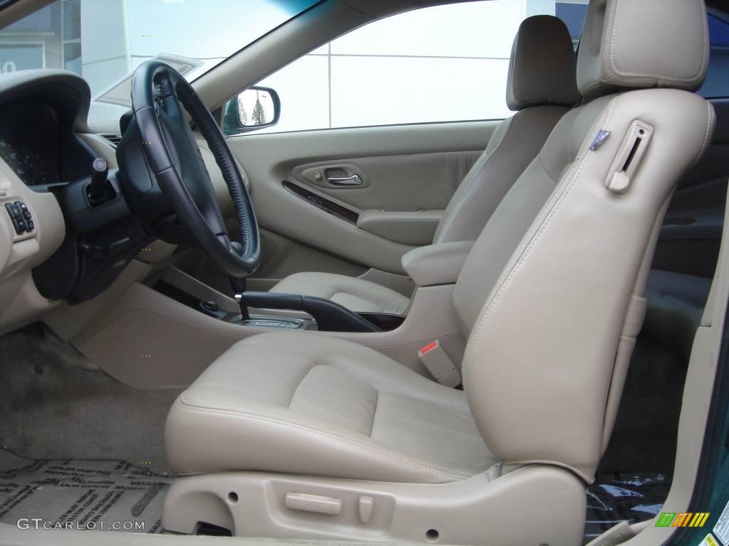 2002 Accord EX V6 Coupe - Noble Green Pearl / Ivory photo #10