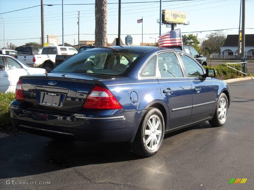 2006 Five Hundred Limited - Dark Blue Pearl Metallic / Pebble Beige photo #3