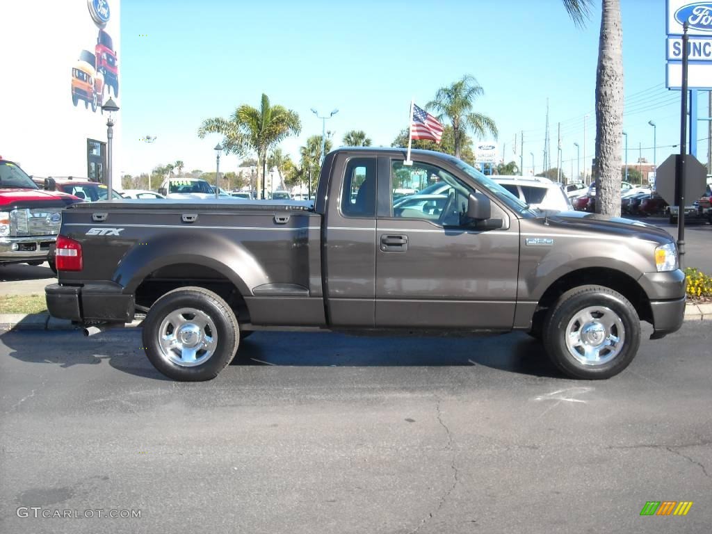 2006 F150 STX Regular Cab Flareside - Dark Stone Metallic / Medium Flint photo #2