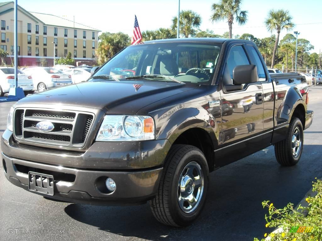 2006 F150 STX Regular Cab Flareside - Dark Stone Metallic / Medium Flint photo #7