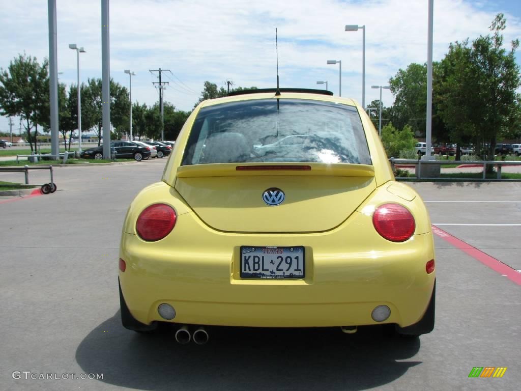 2003 New Beetle GLS Coupe - Sunflower Yellow / Grey photo #4