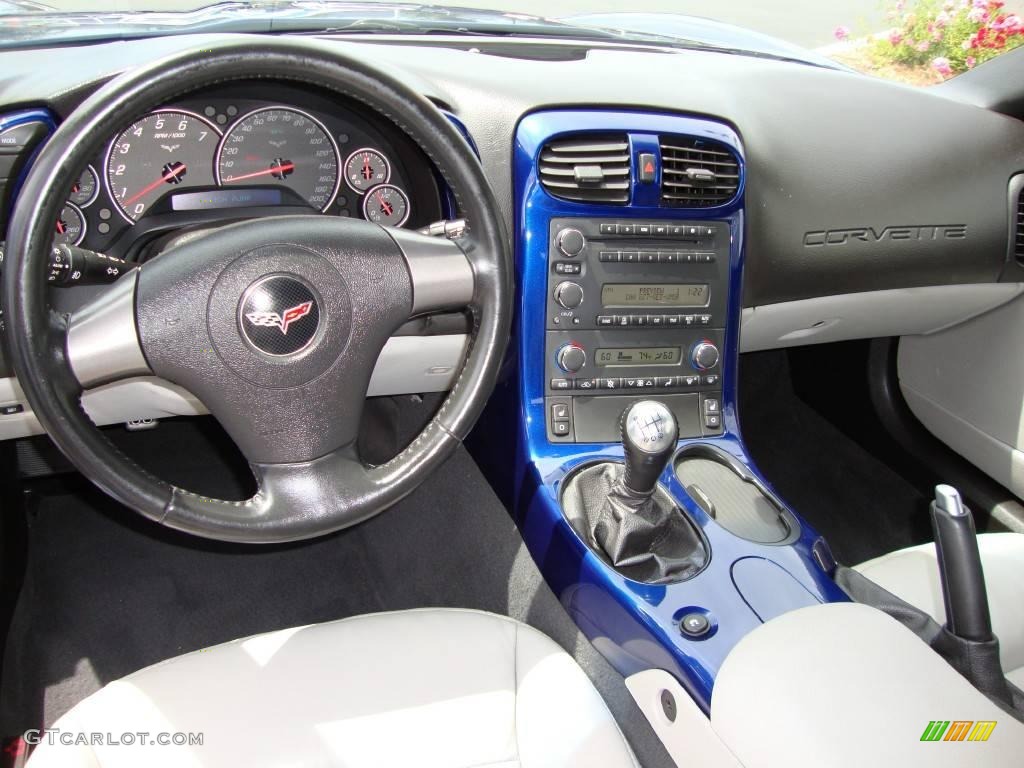 2006 Corvette Coupe - LeMans Blue Metallic / Titanium Gray photo #7