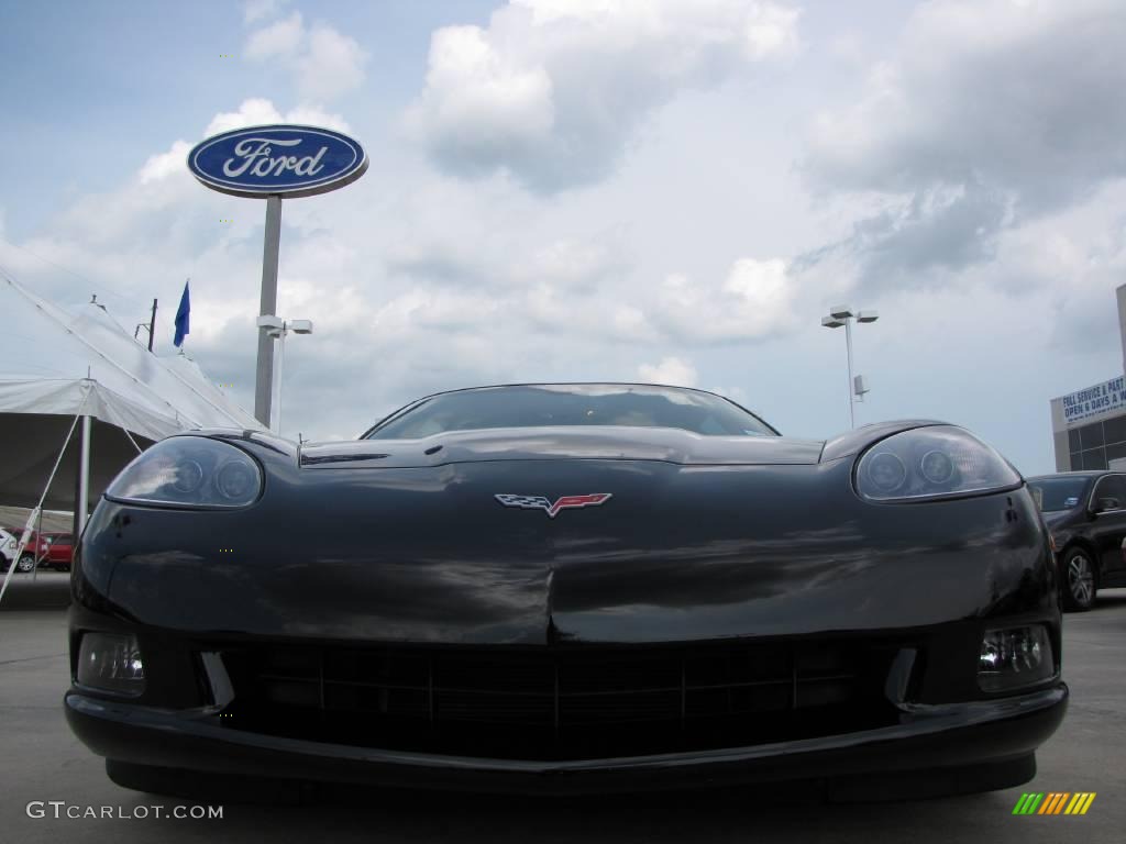 2007 Corvette Coupe - Black / Ebony photo #2