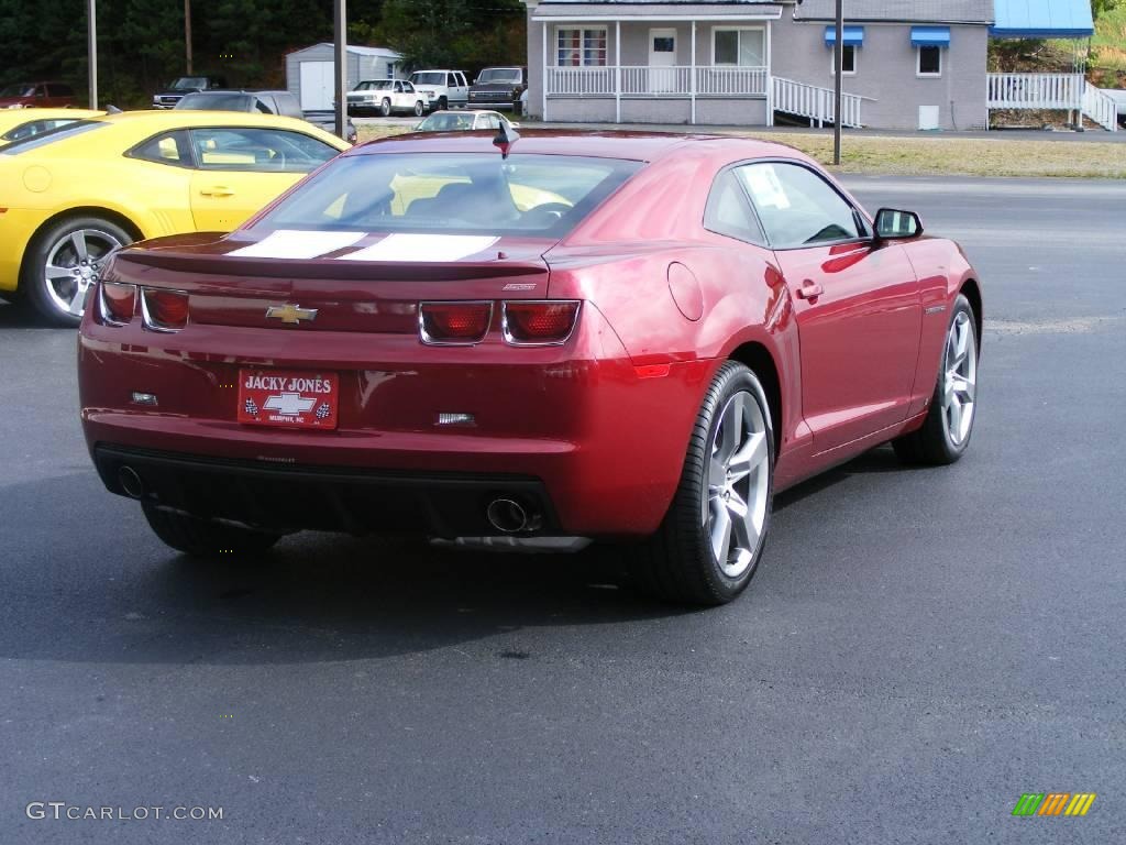 2010 Camaro SS/RS Coupe - Red Jewel Tintcoat / Black photo #8